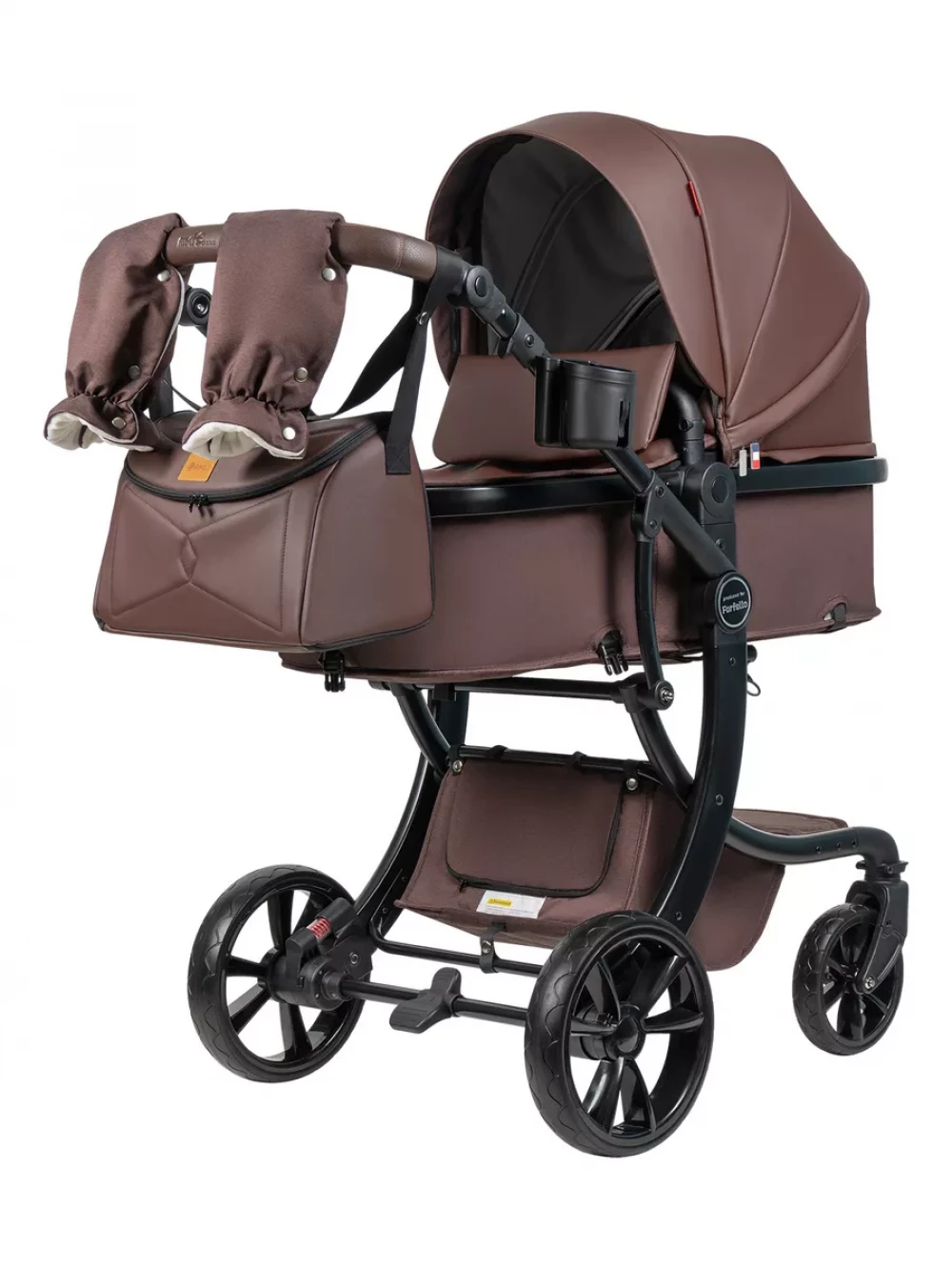 Коляска-трансформер Farfello Aimile Original Autumn 2 в 1 Chocolate