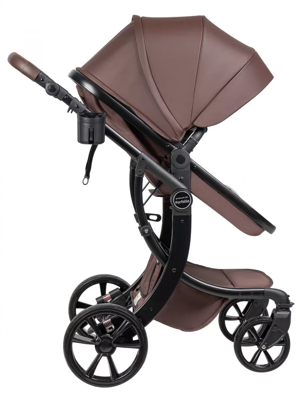Коляска-трансформер Farfello Aimile Original Autumn 2 в 1 Chocolate