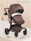 Коляска-трансформер Farfello Aimile Original Autumn 2 в 1 Chocolate