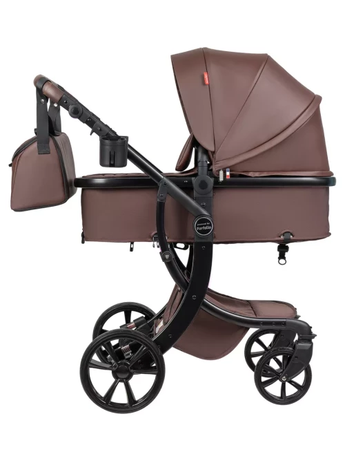 Коляска-трансформер Farfello Aimile Original Autumn 2 в 1 Chocolate