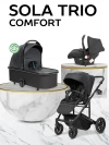 Коляска 3 в 1 Farfello Sola Trio Comfort черный оникс