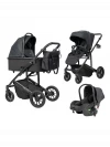 Коляска 3 в 1 Farfello Sola Trio Comfort черный оникс