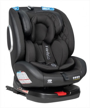 Автокресло Farfello YB102A NEW isofix 0/1/2/3 (9-36кг) Black 