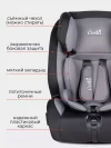 Автокресло Costa HD-02 isofix 1/2/3 (9-36кг) Grey/black