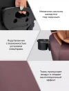 Автокресло Costa HD-02 isofix 1/2/3 (9-36кг) Brown/coffee