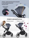 Коляска 3 в 1 Farfello Baby Shell Greige/Серый ч/р
