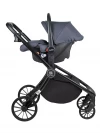 Коляска 3 в 1 Farfello Baby Shell Greige/Серый ч/р