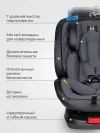 Автокресло Farfello YB102A NEW isofix 0/1/2/3 (0-36кг) Dark grey
