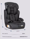 Автокресло Costa YB702A 1/2/3 (9-36кг) Black/Black 