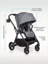 Коляска прогулочная Aimile Aster Grey 