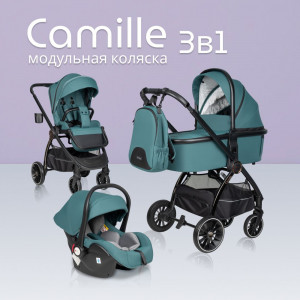 Коляска 3 в 1 Farfello Camille 2024 Ultramarine