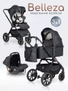 Коляска 3 в 1 Farfello Belleza 2024 Golden black