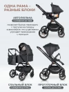 Коляска 3 в 1 Farfello Belleza 2024 Golden black
