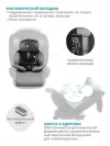 Автокресло Indigo Max-X isofix 0/1/2/3 (0-36 кг) серый