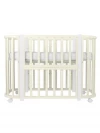 Кроватка-трансформер Indigo Baby Lux без маятника 120*60 (закругленный) сл.кость