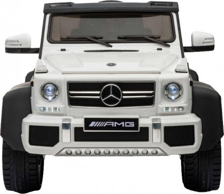 Электромобиль Mercedes-Benz G63 6 колес 60 кг A006AA (river) белый
