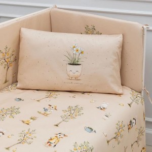 Набор для прямоугольной кр-ки 6 пр."Lappetti village" прям.цв.бежевый 6139/4