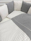 К-т 6пр. д/овальной и прямоугольной кроватки Organic baby cotton молочный 6099