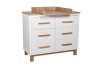 Комод Polini kids Simple 3402 белый-дуб крафт золотой