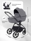 Коляска 2 в 1 Rant Teo RA120 Grey