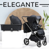 Коляска 2 в 1 Sweet Baby Elegante SBL Chrome Black