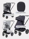 Коляска 2 в 1 Rant Moss RA321 Graphite