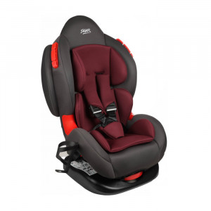 Автокресло Siger Кокон Lux isofix 1/2 (9-25 кг) вишня