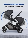 Коляска для двойни Farfello Silva Duo Black