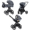 Коляска 3 в 1 Carrello Ultimo CRL-6519 Cool Grey