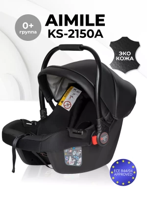 Автокресло Farfello Aimile KS-2150 0+ (0-13кг) Black PU