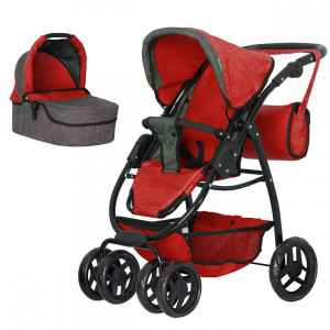 Коляски для кукол 2 в 1 Carrello Avanti Red