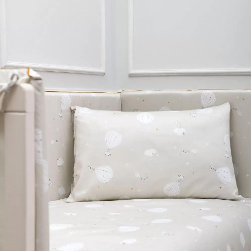 Набор 6пр.для прямоугольной кроватки "Сказочный полет" цв.бежевый 6146/4