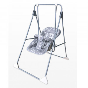 Качели напольные Globex Ветерок-Люкc серый звезды