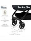 Коляска прогулочная Pituso Camino Black