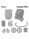 Коляска прогулочная Pituso Camino Black