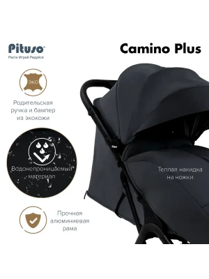 Коляска прогулочная Pituso Camino Black