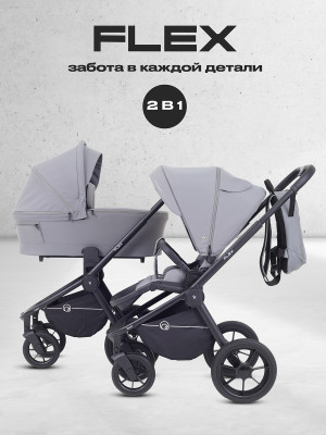 Коляска 2 в 1 Rant Flex RA076 Grey 2025
