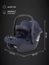 Автокресло Rant Carry AY329 2.0 0+ (0-13кг) Graphite (Dark blue)