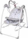 Электрокачели Babycare IcanFly 2 в 1 с адаптером серый