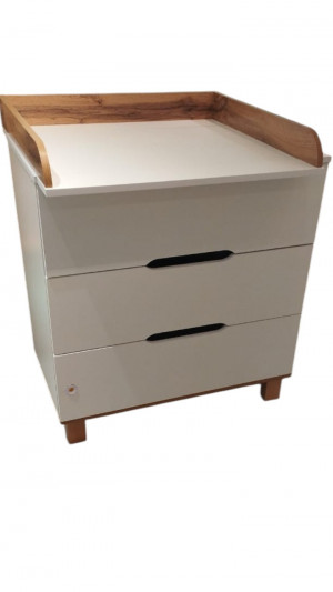 Комод Love DM Ikea белый/бук