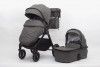 Коляска 2 в 1 Ining Baby KR345 Plus grey