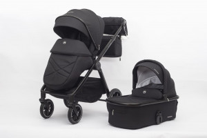 Коляска 2 в 1 Ining Baby KR345 Plus black