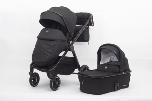 Коляска 2 в 1 Ining Baby KR345 Plus black