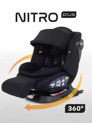 Автокресло Rant UB619 Nitro Plus isofix 0/1/2/3 (0-36 кг) Black