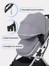 Коляска-трансформер MOWBaby Jasper MB022 3 в 1 Silver Grey