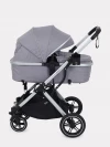 Коляска-трансформер MOWBaby Jasper MB022 3 в 1 Silver Grey