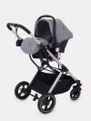 Коляска-трансформер MOWBaby Jasper MB022 3 в 1 Silver Grey