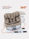 Автокресло Rant UB619 Nitro isofix 0/1/2/3 (0-36 кг) Beige