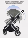 Коляска-трансформер MOWBaby Jasper MB022 3 в 1 Silver Green