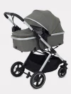 Коляска-трансформер MOWBaby Jasper MB022 3 в 1 Silver Green